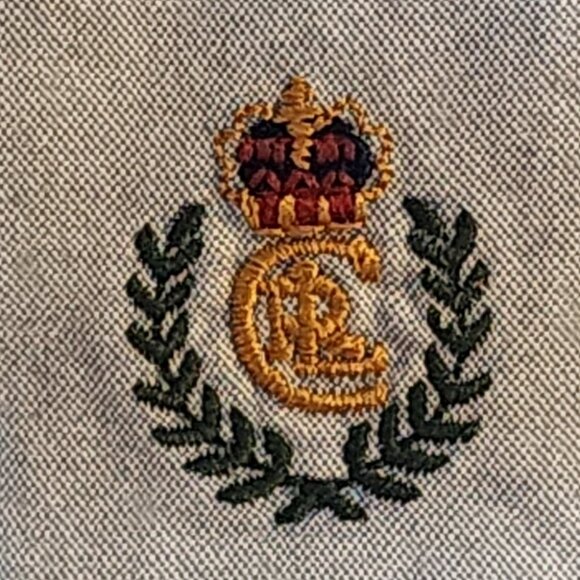 Chaps Ralph Lauren Blue Cotton Classic Vtg Button Up LS Oxford Shirt Sz 17 32/33 - Picture 7 of 16